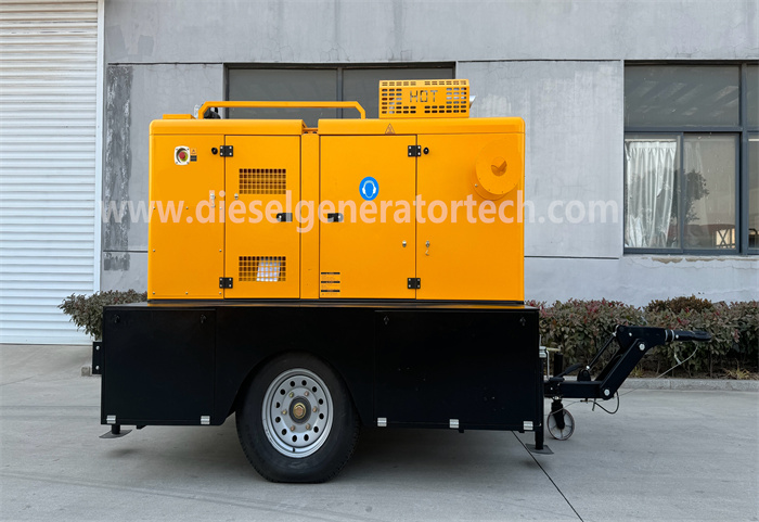 Dingbo Trailer Type Genset with Lighting and Drainage Functions
