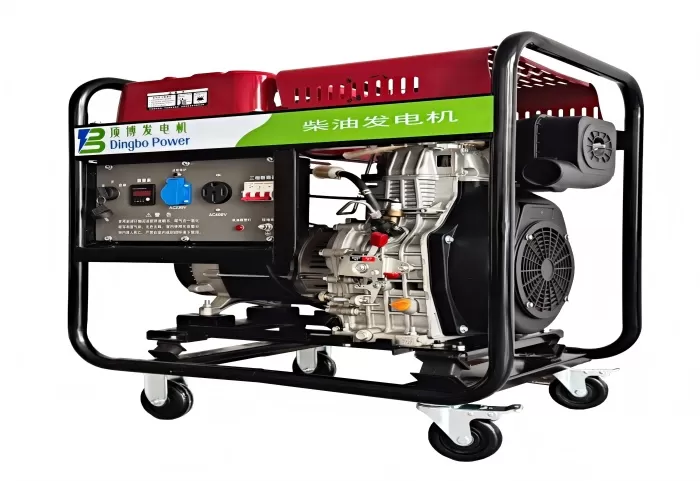 6KW  Air-Cooled 1-Cylinder Portable Diesel  Generator