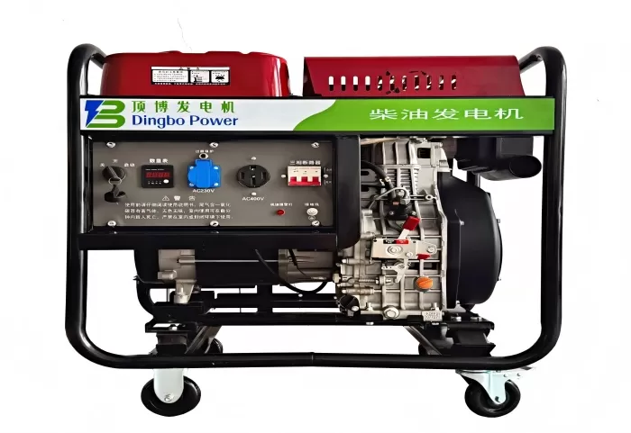 8KW  Single Phase 4-Stroke Portable Diesel Generator