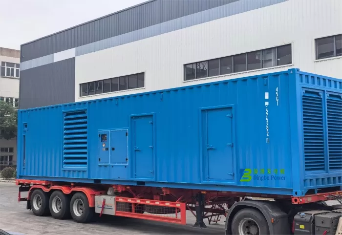 1200kW 1500kVA Silent Containerized Diesel Generator Set