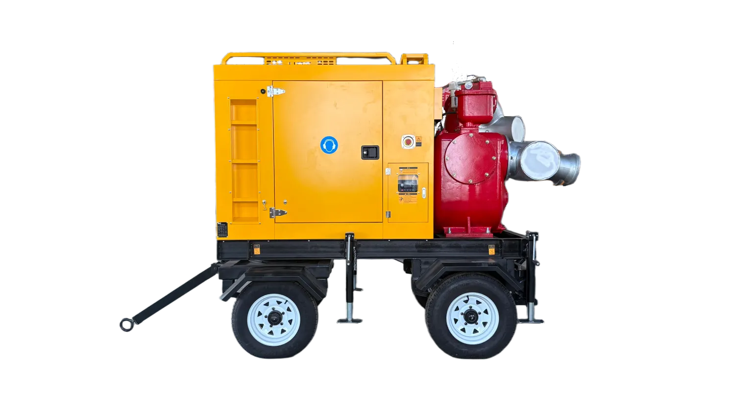 DB1000QZ-25T 1000m3/h Mobile Trailer Diesel Engine Water Pump