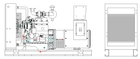 33KW diesel generator set