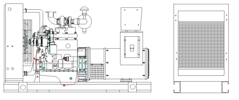 75KW Weichai generator set