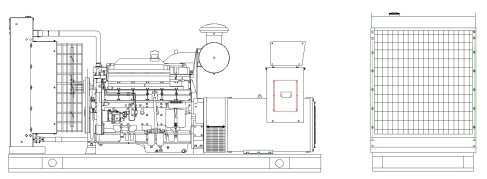 440KW Yuchai diesel generator