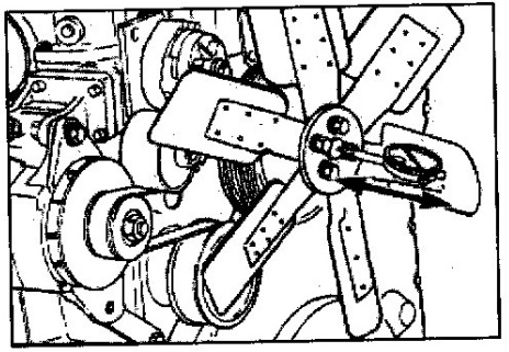 Checking fan bearing