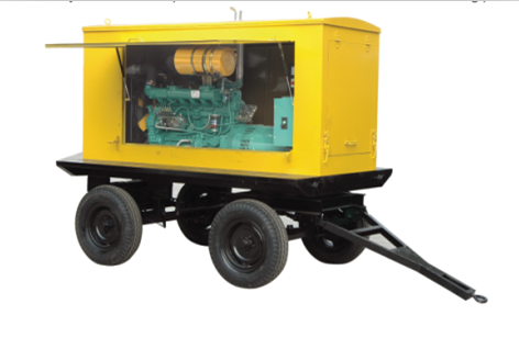 portable trailer generator