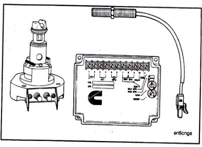 Cummins Engine Electric Fuel Control Governor