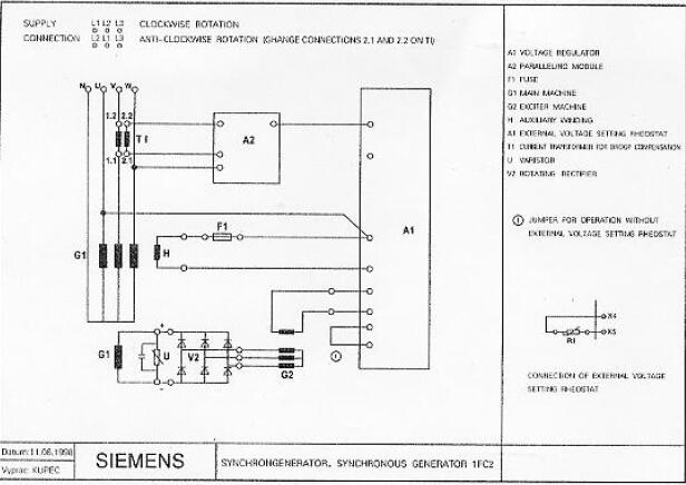 Siemens generator control diagram