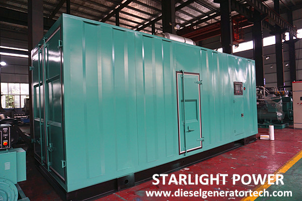 containerized silent generator set