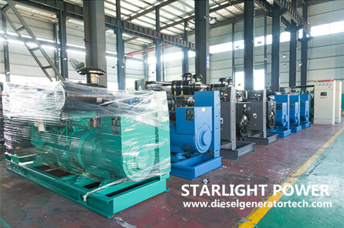diesel generators in Starlight factory