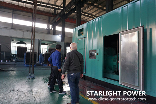 1000kw Cummins silent diesel genset 1000kw Cummins silent diesel genset