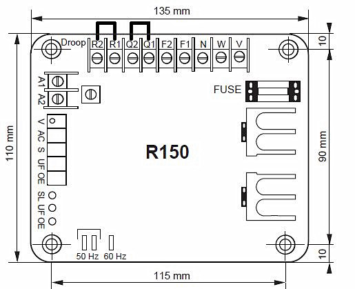 Leroy-Somer Generator AVR R150