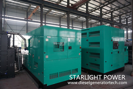 Silent diesel generator