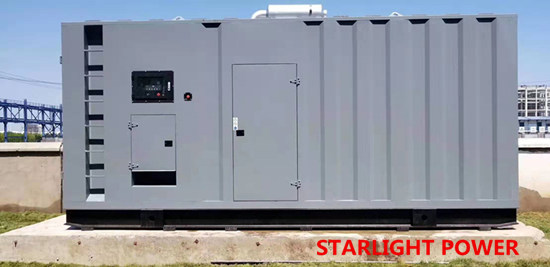 800kw soundproof generator