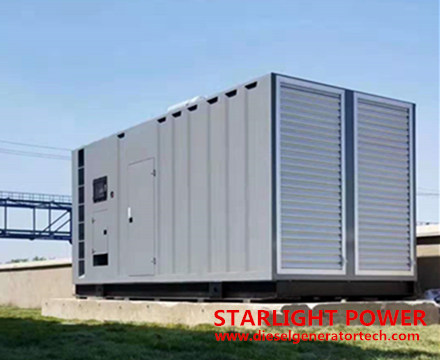 800kw soundproof generator