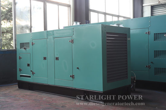 Silent diesel generator