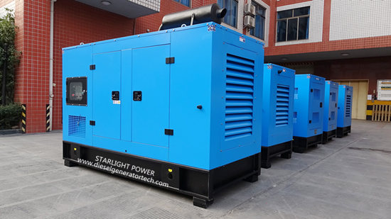 Rainproof diesel generator