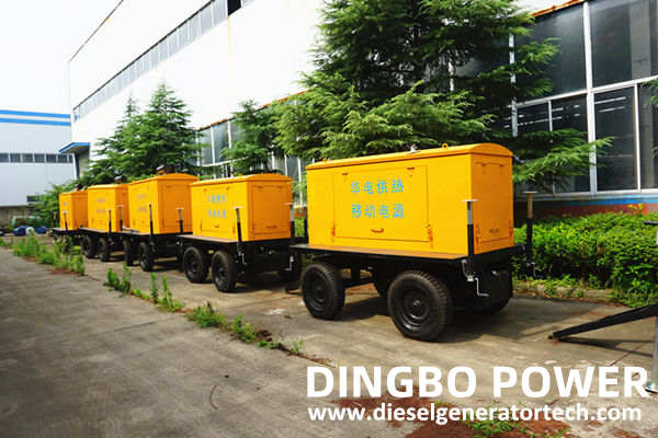 mobile trailer genset