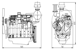 Shangchai Diesel Generator SC9D310D2 Technical Data