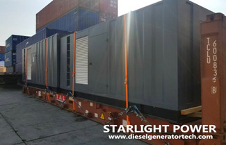 Export 500KW and 1000KW Cummins Container Silent Diesel Generator Sets to Ethiopia