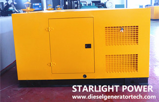 100KVA Perkins Diesel Generator Satisfied with EU Stage II Emission