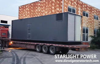 Starlight Signed Contract for 1800KW MTU Silent Diesel Generator Set