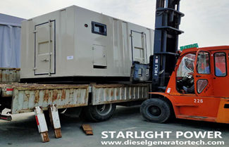 Export 500KW Cummins Silent Containerized Generator Set to Saudi Arabia