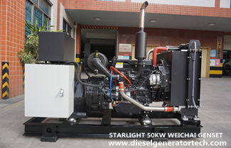 Export 20KW 50KW Small Weichai Generator Set to Venezuela
