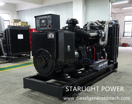 Starlight Power Successfully Signed 400KW Diesel Generator Set