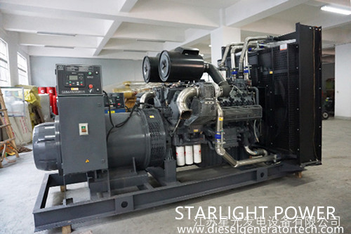 Starlight Power Successfully Signed 100KW Diesel Generator Set