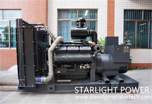 Starlight Power Signed A 800KW Shangchai Diesel Generator Set