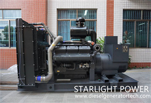 Starlight Power Signed A 720kw Shangchai Diesel Generator Set