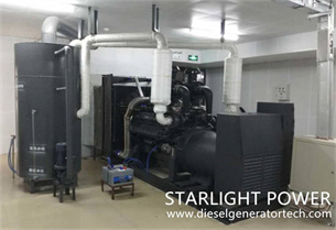 Starlight Power Signed 635KW Shangchai Diesel Generator Set