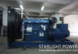 Starlight Power Signed A 400KW Shangchai Diesel Generator Set