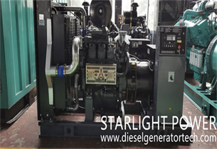 Starlight Power Successfully Signed A 400KW Diesel Generator