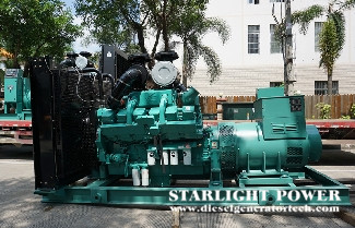 Starlight Signed Contract for 500KW Cummins Diesel Generator Set