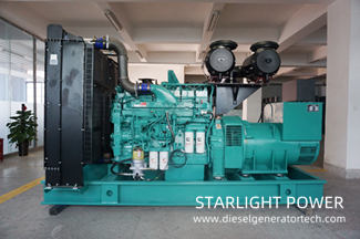 Jiangsu Starlight Signed Contract of 2 Sets of 500kW Cummins Genset