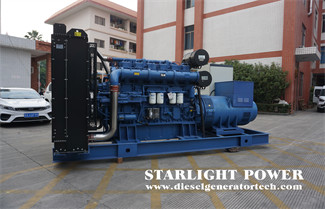 Engage the Starting Gear of Diesel Generator with The Flywheel